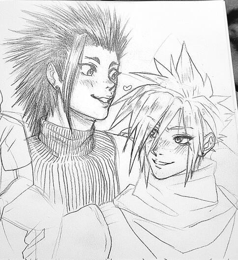 bust/neck-up sketch ($15) x2